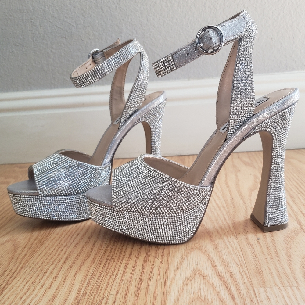 Steve Madden Rhinestone Heels - Picture 4 of 4